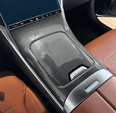 Garniture intérieure de console centrale carbone pour Mercedes GLC W254 (À partir de 2023)