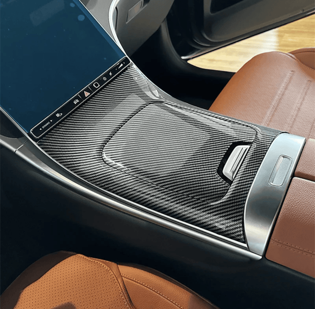 Garniture intérieure de console centrale carbone pour Mercedes GLC W254 (À partir de 2023)