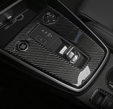 Garniture intérieure entourage de levier de vitesse type carbone pour AUDI A3 8Y (2021 - 2024)