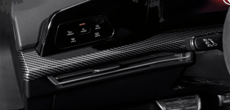 Garniture tableau de bord carbone pour VW GOLF 8 - 2019 à 2024