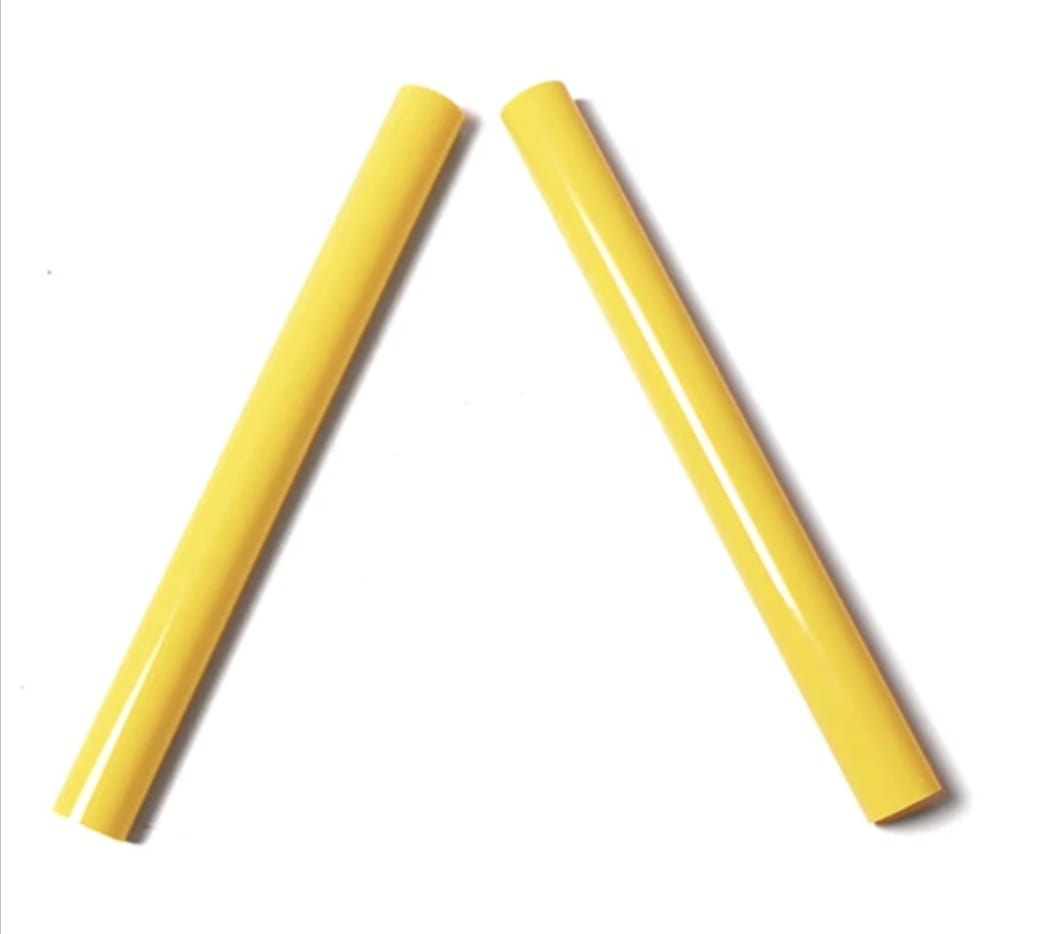 Garnitures Barres de renfort de calandres avant V-Brace Jaunes pour BMW