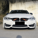 Garnitures Barres de renfort de calandres avant BMW V-Brace de Couleur Blanche Rouge Vert Bleu Jaune