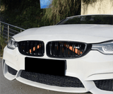 Garnitures Barres de renfort de calandres avant V-Brace Orange pour BMW