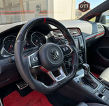 Volant à Méplat Performance Carbone Pour VW Golf 7 - 2012 à 2021