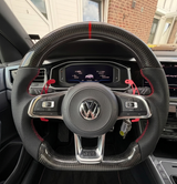 Volant à Méplat Performance Carbone Pour VW Golf 7 - 2012 à 2021