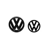 Pack Logos Noirs Avant et Arrière noirs Emblèmes VW GOLF 6 (2008 à 2013)
