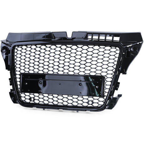 Grille de calandre noire nid d'abeille type RS3 pour Audi A3 8P (2005 - 2012)