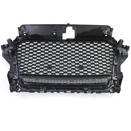 Grille de calandre noire nid d'abeille type RS3 pour Audi A3 8V (2012 - 2020)