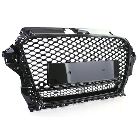 Grille de calandre noire nid d'abeille type RS3 pour Audi A3 8V (2012 - 2020)