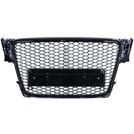 Grille de calandre noire nid d'abeille type RS4 pour Audi A4 B8 (2007 - 2015)