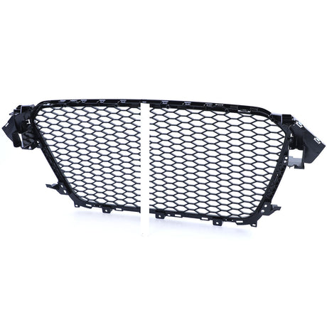 Grille de calandre noire nid d'abeille type RS4 pour Audi A4 B8 (2007 - 2015)