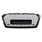 Grille de calandre noire nid d'abeille type RS5 pour Audi A5 B9 (2016 - 2024)