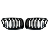 Grilles De Calandre Noir Brillant pour BMW Série 5 M5 F10 F11 Berline et Touring (2010 - 2017)