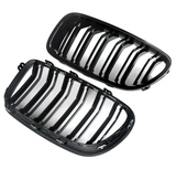 Grilles De Calandre Noir Brillant pour BMW Série 5 M5 F10 F11 Berline et Touring (2010 - 2017)