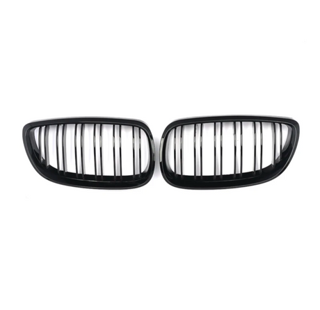 Grilles De Calandre Noir Brillant pour BMW Série 5 M5 F10 F11 Berline et Touring (2010 - 2017)