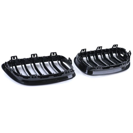 Grilles de Calandre Noir Brillant pour BMW Série 2 F22 et M2 F87 type M Performance (2012-2021)