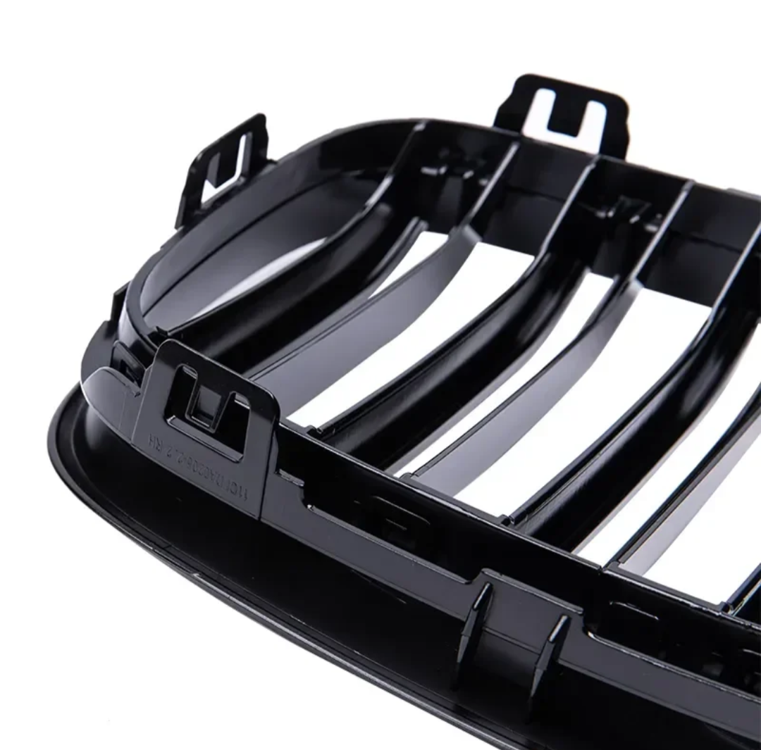 Grilles de Calandre Noir Brillant pour BMW Série 2 F22 et M2 F87 type M Performance (2012-2021)