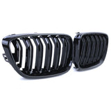 Grilles de Calandre Noir Brillant pour BMW Série 2 F22 et M2 F87 type M Performance (2012-2021)