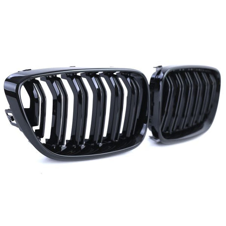 Grilles de Calandre Noir Brillant pour BMW Série 2 F22 et M2 F87 type M Performance (2012-2021)