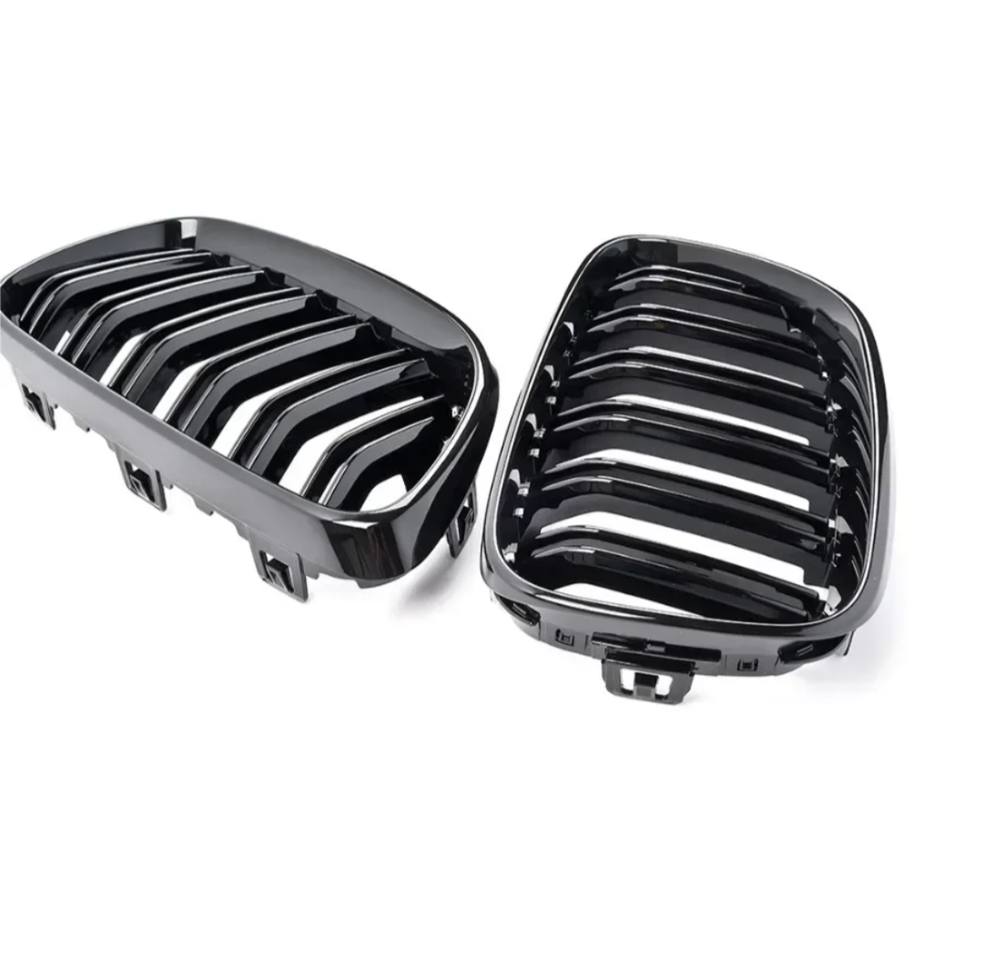 Grilles de Calandre Noir Brillant pour BMW Série 2 F22 et M2 F87 type M Performance (2012-2021)