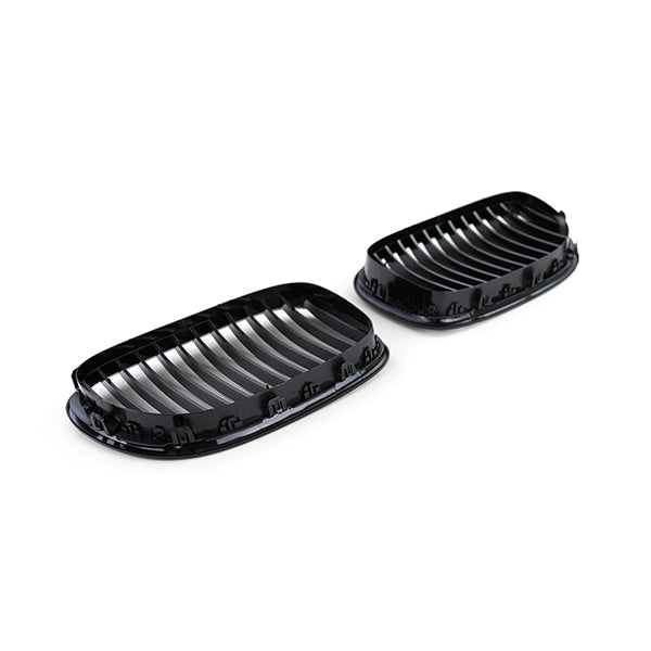 Grilles de Calandre Noir Brillant pour BMW Série 7 F01 F02 F03 F04 (2009 - 2015)