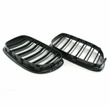 Grilles de Calandre Noir Brillant pour BMW Série 7 F01 F02 F03 F04 (2009 - 2015)