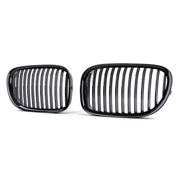 Grilles de Calandre Noir Brillant pour BMW Série 7 F01 F02 F03 F04 (2009 - 2015)