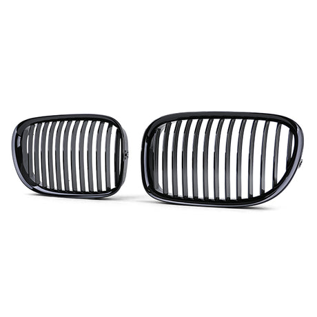 Grilles de Calandre Noir Brillant pour BMW Série 7 F01 F02 F03 F04 (2009 - 2015)