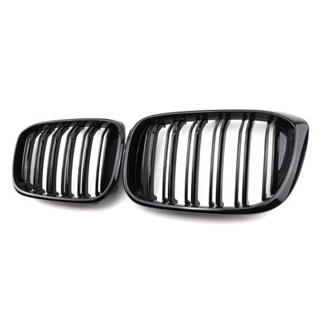 Grilles de calandre Noir Brillant BMW X3 G01 type M Performance (2018 - 2025)