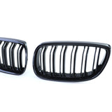 Grilles de calandre Noir Brillant pour BMW Série 3 E92 look M Performance (2006 - 2014)