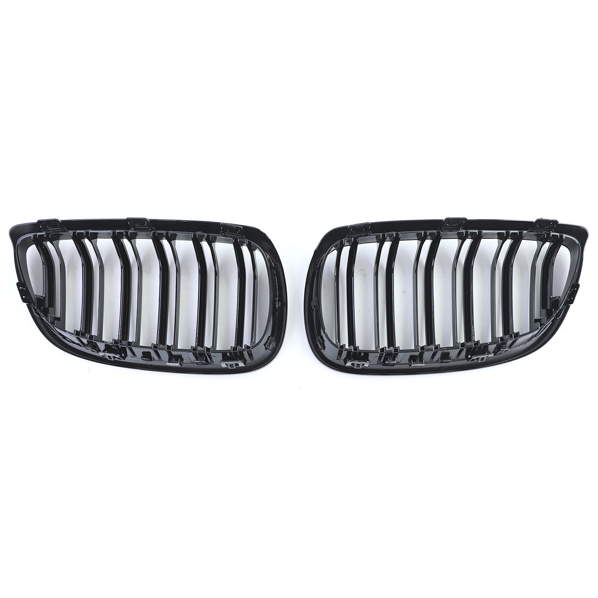Grilles de calandre Noir Brillant pour BMW Série 3 E92 look M Performance (2006 - 2014)