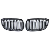 Grilles de calandre Noir Brillant pour BMW Série 3 E92 look M Performance (2006 - 2014)