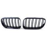 Grilles de calandre Noir Brillant pour BMW Série 3 E92 look M Performance (2006 - 2014)