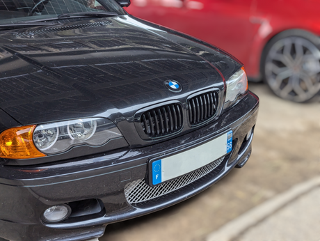 Grilles de calandre Noir Brillant pour BMW Série 3 M3 E46 (1998 - 2005)
