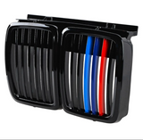 Grilles de calandre Noir Brillant pour BMW Série 3 et M3 E30 (1982 - 1991)