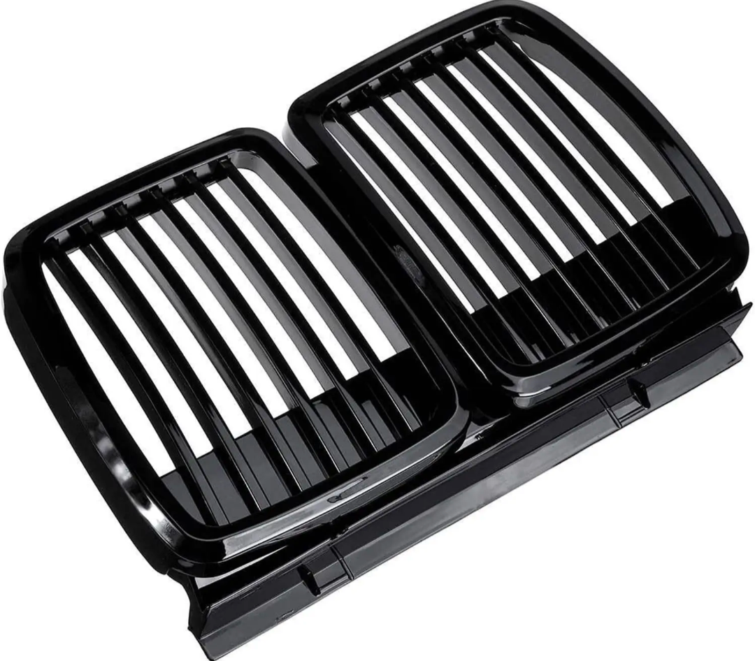 Grilles de calandre Noir Brillant pour BMW Série 3 et M3 E30 (1982 - 1991)