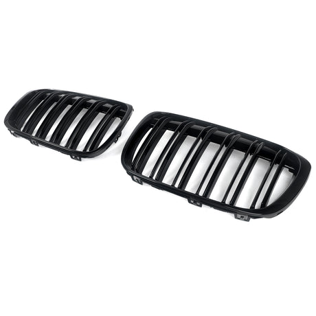 Grilles de calandre Noir Brillant pour BMW X1 F48 type M Performance (2016 - 2025)