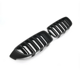 Grilles de calandre Noir Brillant type M4 pour BMW Série 4 F32 (2013 - 2020)