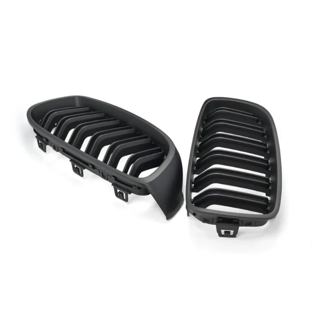 Grilles de calandre Noir Brillant type M4 pour BMW Série 4 F32 (2013 - 2020)