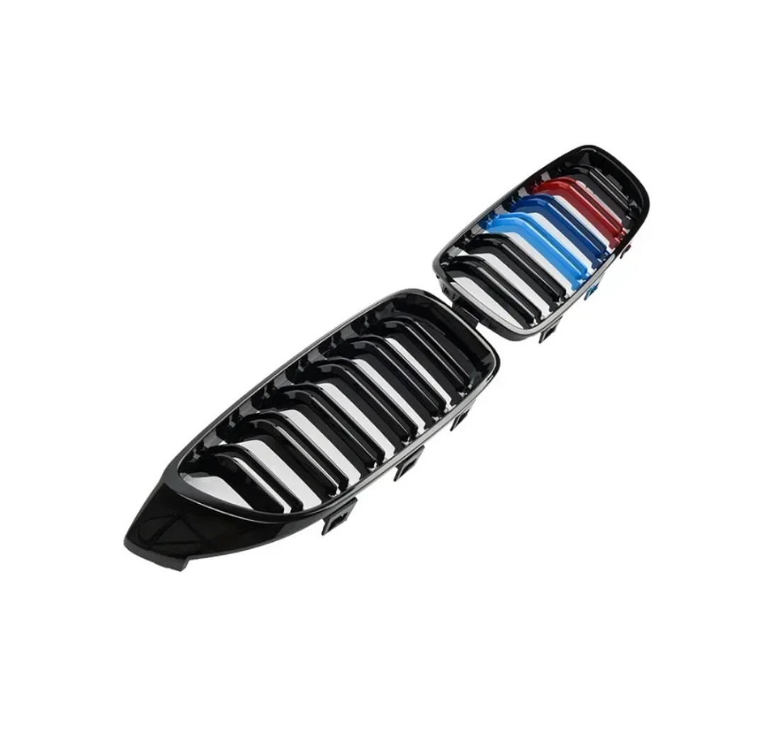 Grilles de calandre Noir Brillant type M4 pour BMW Série 4 F32 (2013 - 2020)