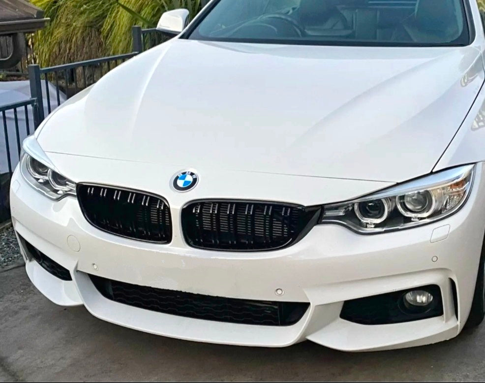 Grilles de calandre Noir Brillant type M4 pour BMW Série 4 F32 (2013 - 2020)