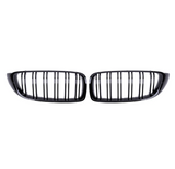 Grilles de calandre Noir Brillant type M4 pour BMW Série 4 F32 (2013 - 2020)
