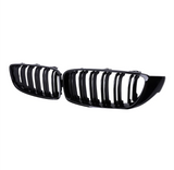 Grilles de calandre Noir Brillant type M4 pour BMW Série 4 F32 (2013 - 2020)