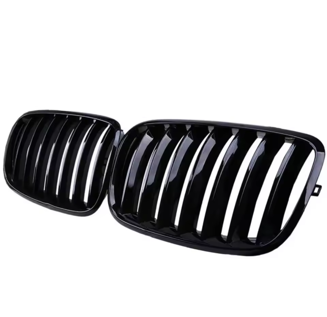 Grilles de calandre Noir Brillant type X5M pour BMW X5 E70 (2007 - 2013)