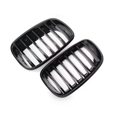 Grilles de calandre Noir Brillant type X5M pour BMW X5 E70 (2007 - 2013)