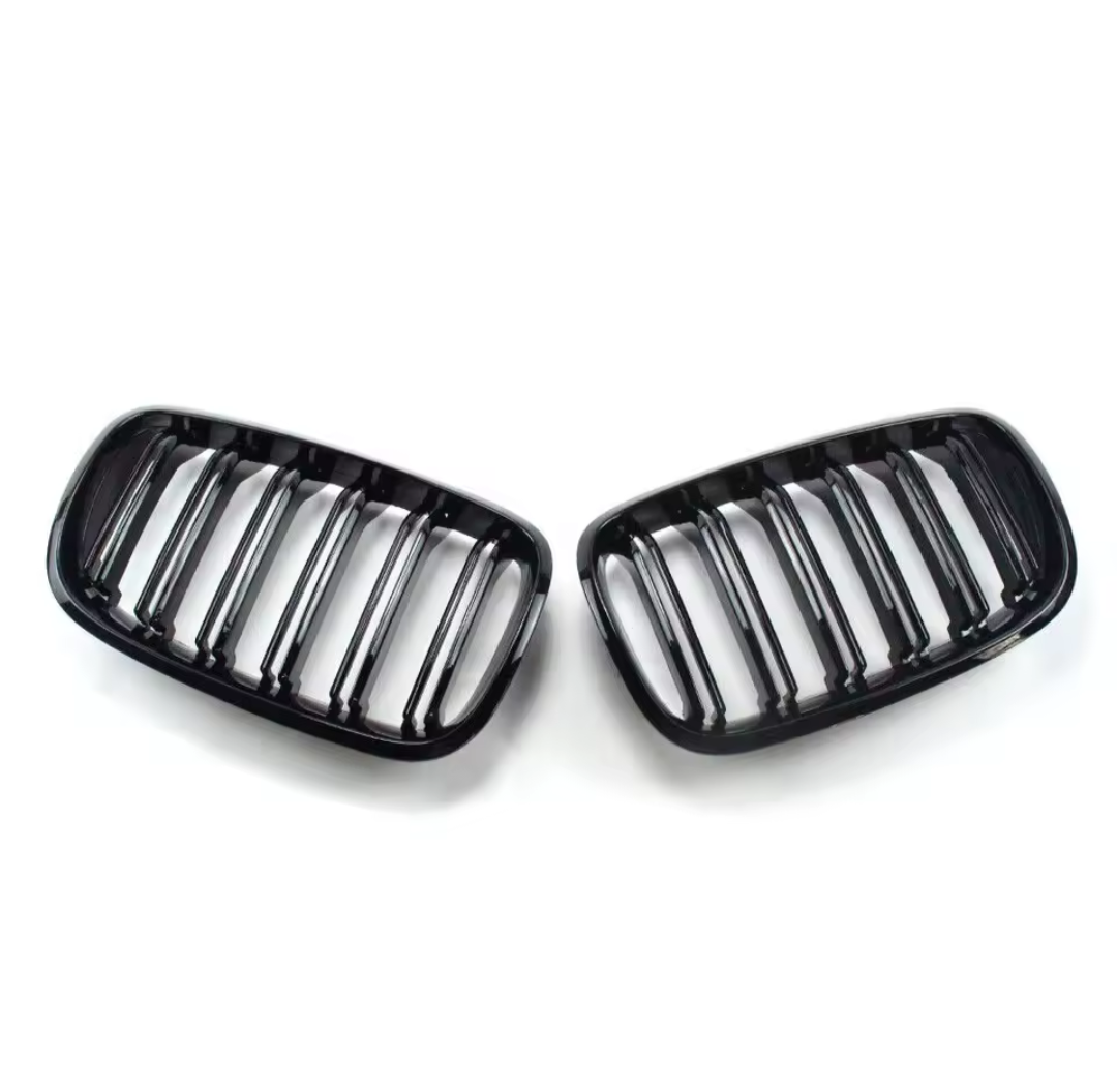 Grilles de calandre Noir Brillant type X5M pour BMW X5 E70 (2007 - 2013)