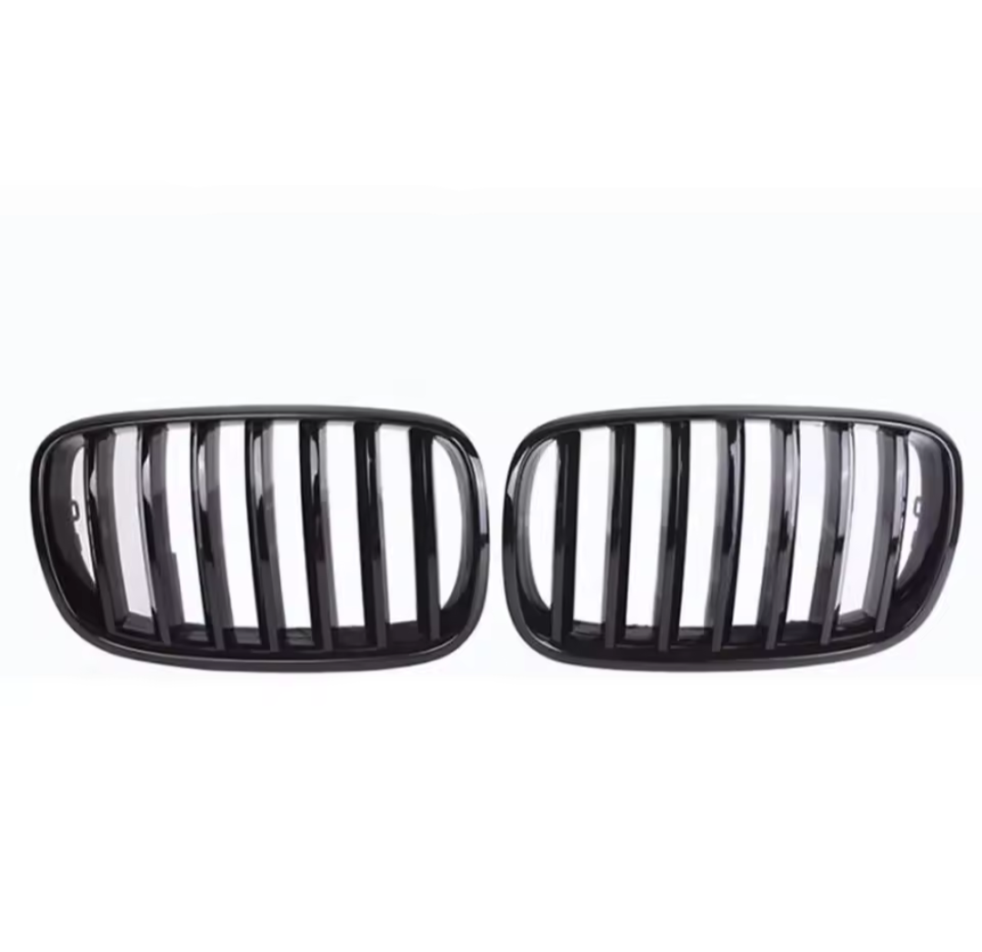 Grilles de calandre Noir Brillant type X5M pour BMW X5 E70 (2007 - 2013)