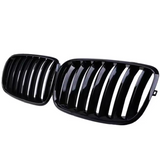 Grilles de calandre Noir Brillant type X6M pour BMW X6 E71 (2007 - 2013)