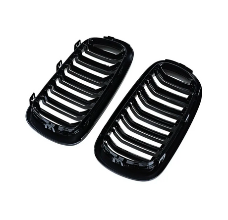 Grilles de calandre Noir Brillant type X6M pour BMW X6 F16 (2014 - 2019)