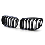 Grilles de calandre noire brillante type M Performance BMW Série 3 E90 (2005 - 2012)